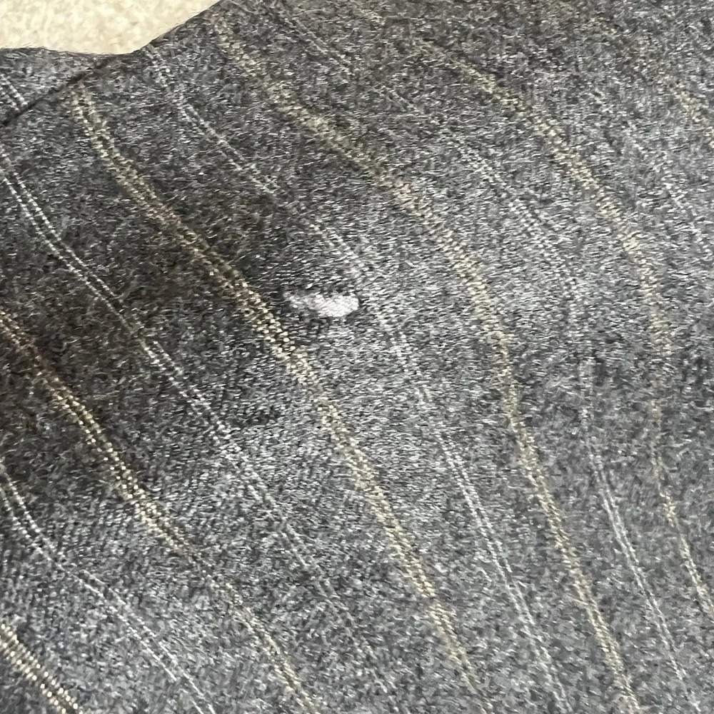 Michael Kors Mens Grey Wool Plaid Two Button Blazer Size 42R Sport Coat